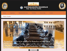Tablet Screenshot of hariharanandabalashram.org